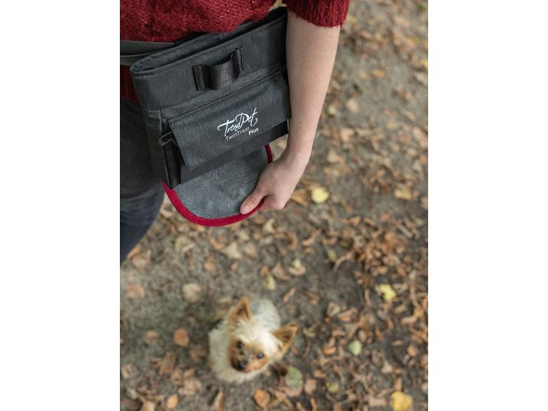 TrendPet Snack-Tasche TwinTreat Plus, Grau