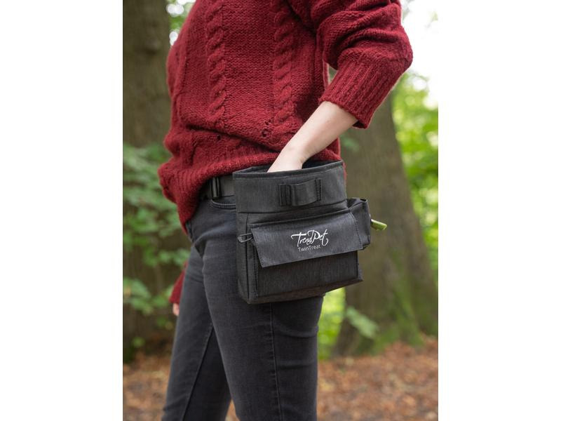 TrendPet Snack-Tasche TwinTreat, Grau