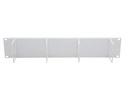 Dätwyler Cables Kabelführungspanel 19‘‘/2U 19 Rack, Grau
