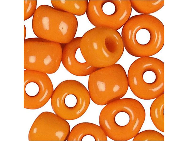 Creativ Company Rocailles-Perlen 8/0 Orange