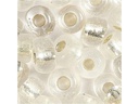 Creativ Company Rocailles-Perlen 8/0 Silber/Transparent