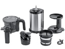 FURBER Slow Juicer Orion Dunkelgrau/Edelstahl