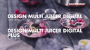 Gastroback Entsafter Design Multi Juicer Digital Silber/Schwarz