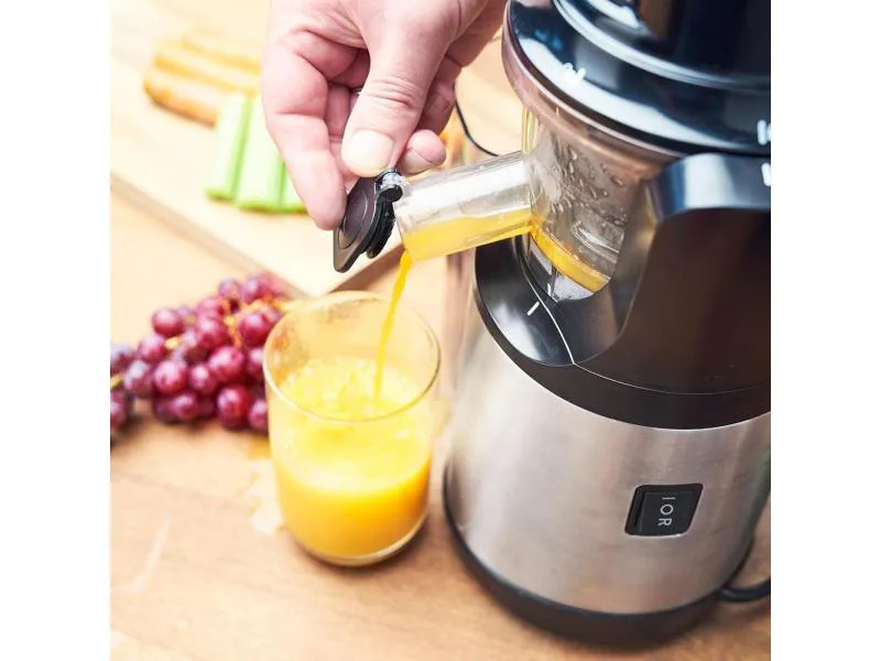 Gastroback Slow Juicer Advanced vital 40145 Silber/Schwarz