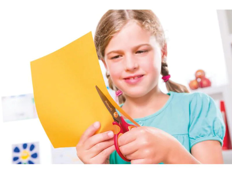 Pelikan Kinderschere griffix Blau, für Linkshänder