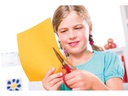 Pelikan Kinderschere griffix Blau, für Linkshänder