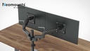 Neomounts by NewStar Tischhalterung DS70-750BL2 bis 7 kg – Schwarz