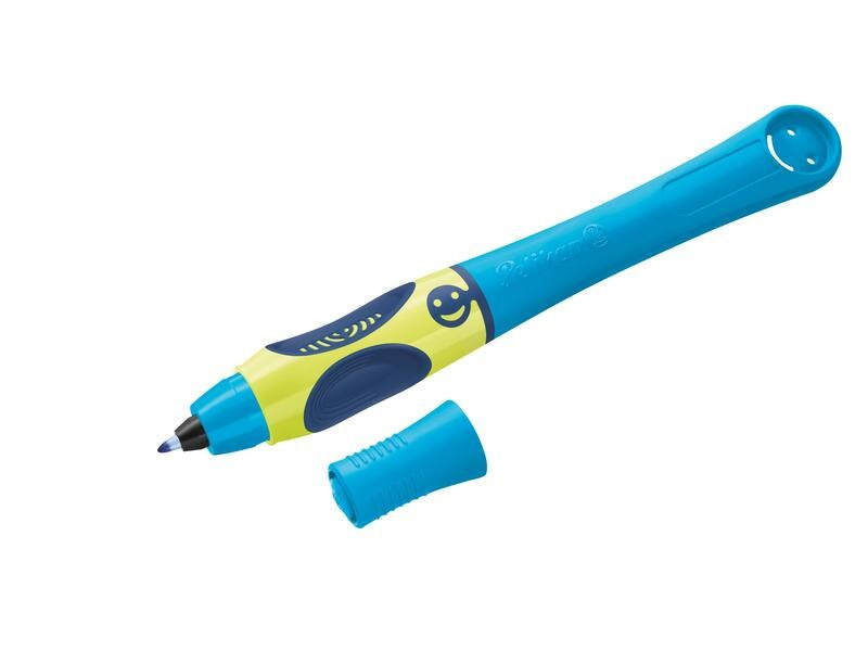 Pelikan Tintenroller Griffix Rechtshändler 0.4 mm, Neon Fresh Blue