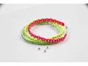 Creativ Company Macramé-Band 1 mm, Neon multi, 28 m