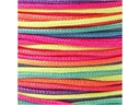 Creativ Company Macramé-Band 1 mm, Neon multi, 28 m