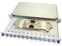Lightwin Spleissbox 12 Fasern, 6x DSC/APC SM, 9/125µm OS2 Pigtail