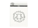 Creativ Company Stanzschablone 10.2 x 10 cm, Blumenkranz