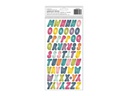 American Crafts 3D-Sticker Alphabet 130 Stück