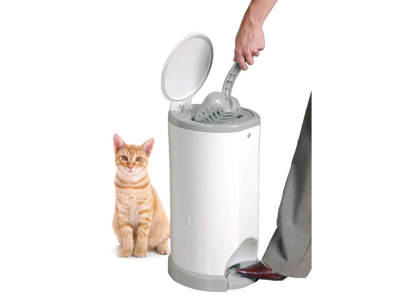 Litter Champ Katzenstreueimer inkl. Streuschaufel und Nachfüllrolle