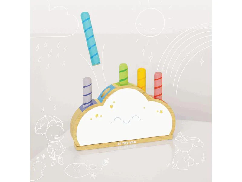 LE TOY VAN Activitycenter Regenbogen-Wolke Pop
