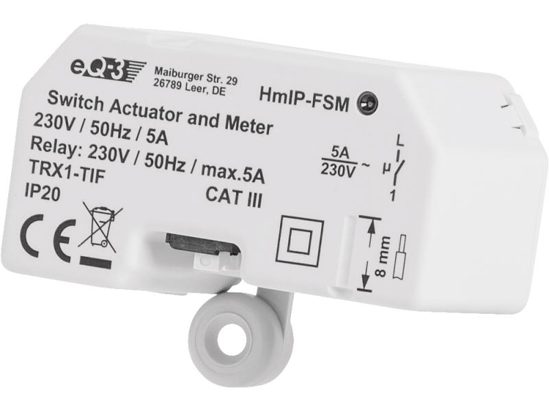 Homematic IP Funk-Schalt-Mess-Aktor Unterputz