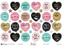 Avery Zweckform Motivsticker A5 DEKO Auspacken + Freuen