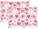 Avery Zweckform Motivsticker A5 DEKO Herzen