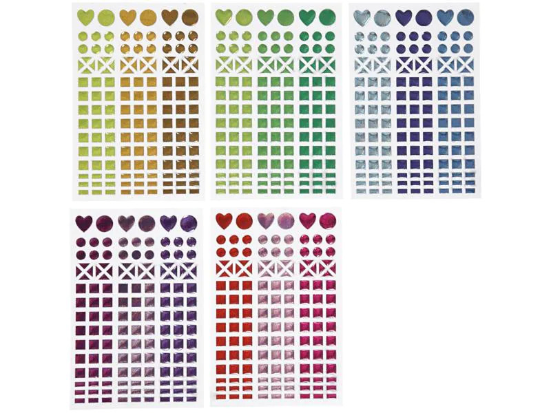 Creativ Company 3D-Sticker Mosaik 10 Blatt