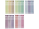 Creativ Company 3D-Sticker Mosaik 10 Blatt
