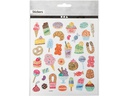Creativ Company Glitzersticker 15 x 16.5 cm 1 Blatt, Süssigkeiten