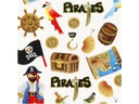 Creativ Company Motivsticker Pirat 1 Blatt, Mehrfarbig