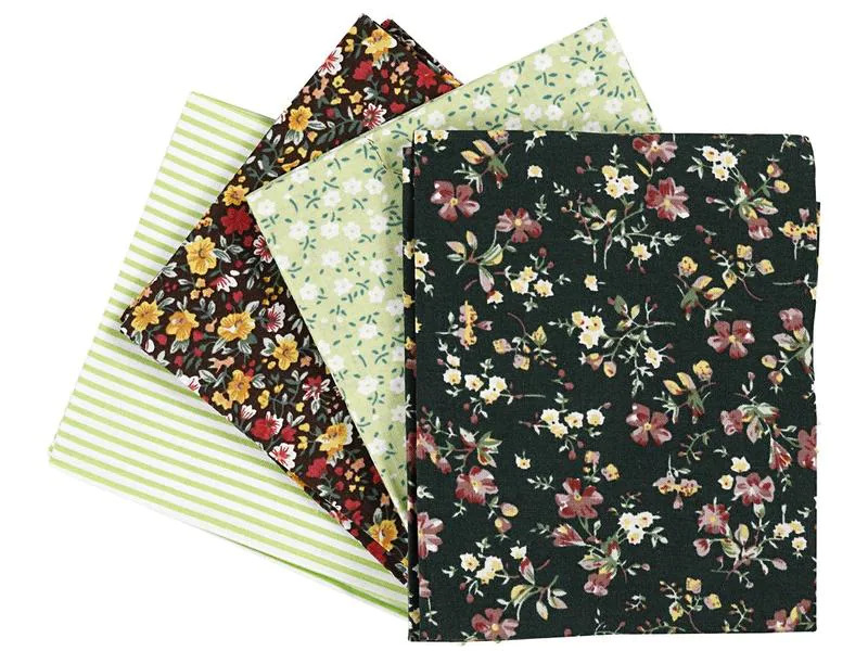 Creativ Company Stoff Fabric 4-teilig, 45 cm  55 cm