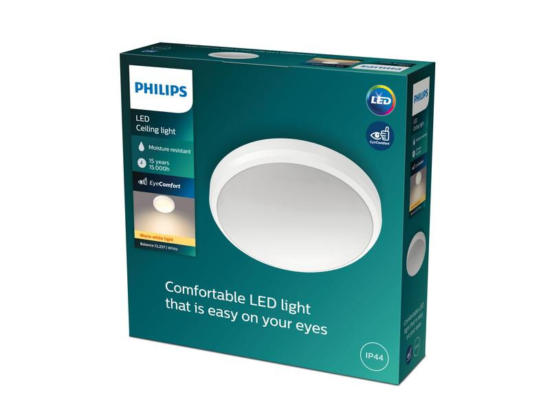 Philips Deckenleuchte Balance 6 W, 2700 K, Weiss