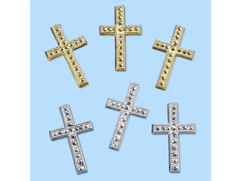 HobbyFun Streudeko Kreuz 6 Stück