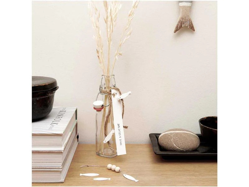 Rico Design Streudeko Fisch weiss 36 Stück