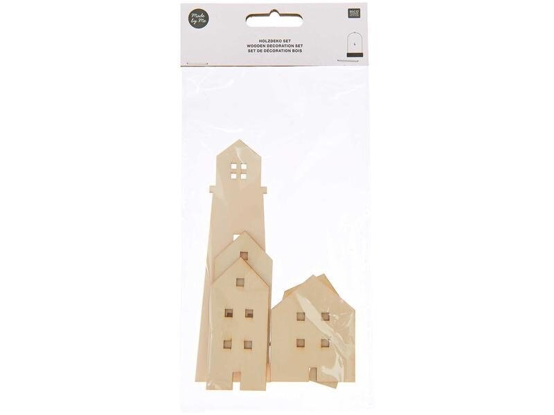 Rico Design Streudeko Fischerdorf 6 Stück