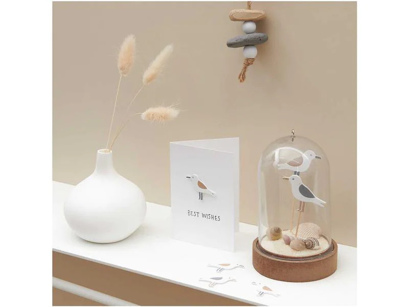 Rico Design Streudeko Möwen natur 36 Stück