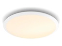 Philips Deckenleuchte Cavanal, Ø 35 cm, 18 W, 1500 lm, 2700 K, Weiss
