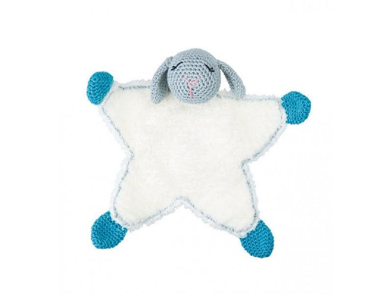 Frechverlag Häkelset Flauschiges Schnuffeltuch Schaf Matilda