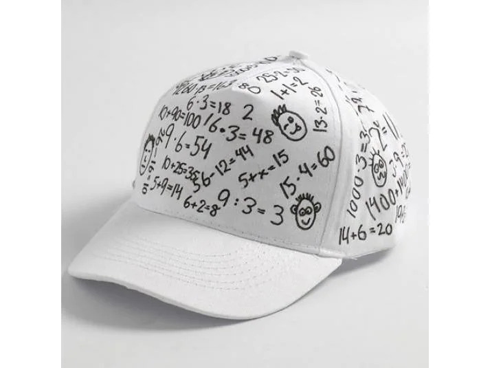 Creativ Company Baseball-Cap 49.5-56 cm Baumwolle, Weiss