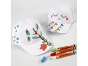 Creativ Company Baseball-Cap 49.5-56 cm Baumwolle, Weiss