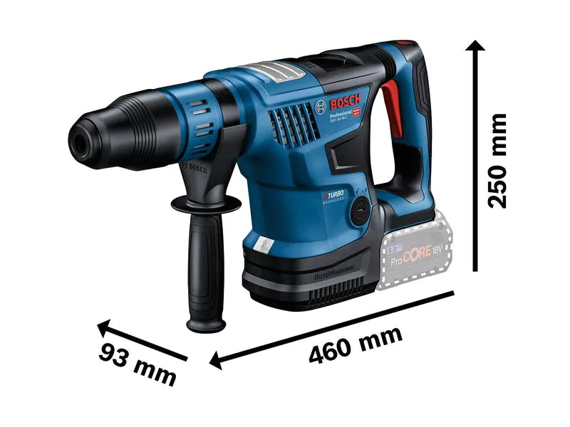 Bosch Professional Akku-Bohrhammer GBH 18V-36 C 2 x 8.0Ah ProCORE