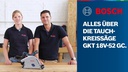 Bosch Professional Akku-Tauchsäge GKT 18V-52 GC solo