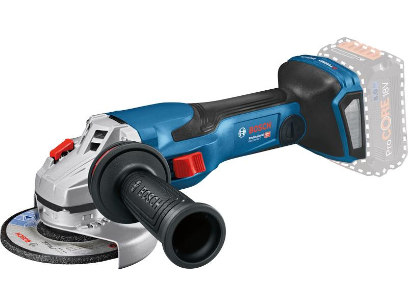 Bosch Professional Akku-Winkelschleifer GWS 18V-15 C solo