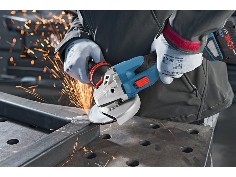 Bosch Professional Akku-Winkelschleifer GWS 18V-15 C solo