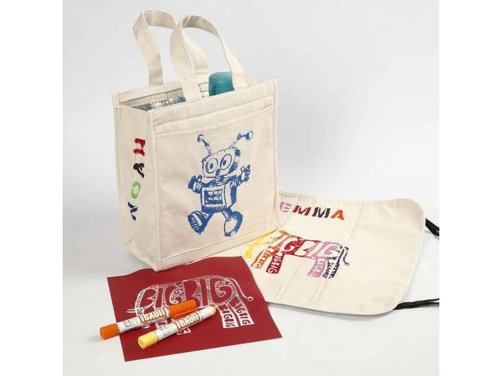 Creativ Company Kühltasche 25 x 24 x 12 cm Baumwolle, Beige