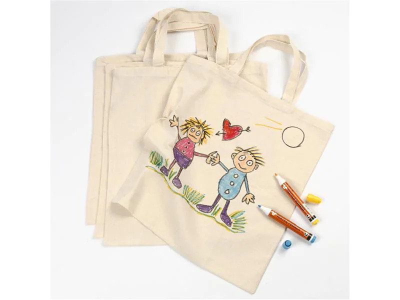 Creativ Company Stofftasche 39 x 44 cm Baumwolle, Beige
