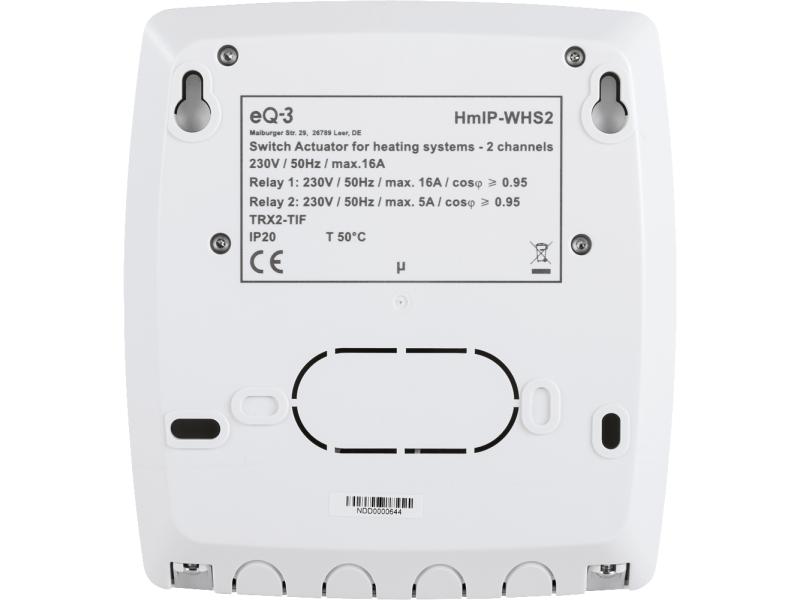 Homematic IP Funk-Schaltaktor für Heizungsanlagen 2-fach