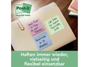 Post-it Notizzettel Recycling Notes 7.6 x 7.6 cm, Pink
