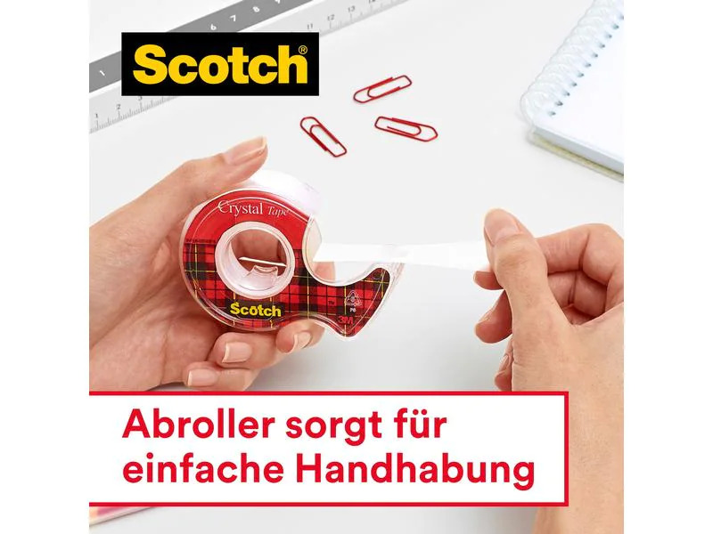 Scotch Klebeband Crystal 1.9 cm x 33 m 14 Rollen