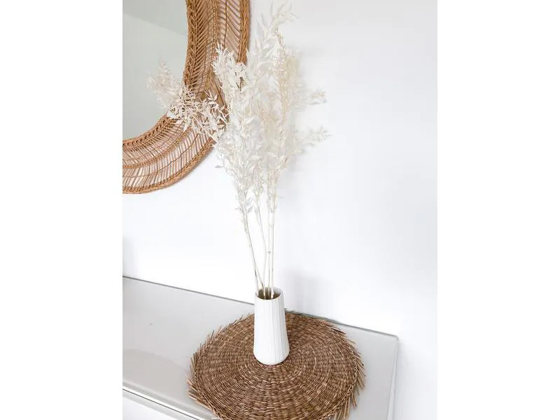 Soli Collection Trockenblumen Ruscus 70-75 cm, Weiss