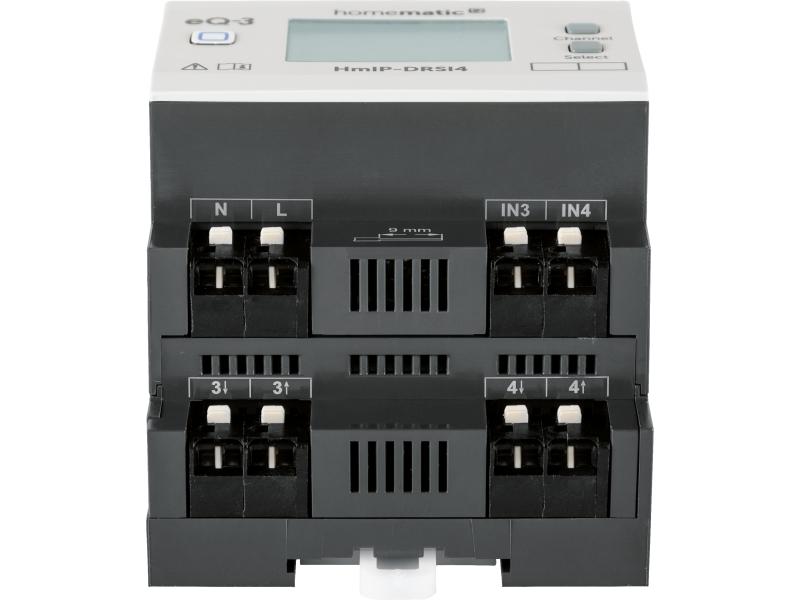 Homematic IP Funk-Schaltaktor für Hutschienenmontage 4-fach