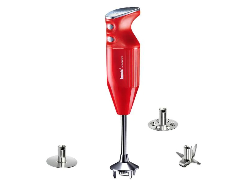 Bamix Stabmixer M250 Prime, Chrom/Rot