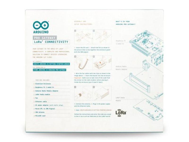 Arduino Pro Gateway LoRa Connectivity