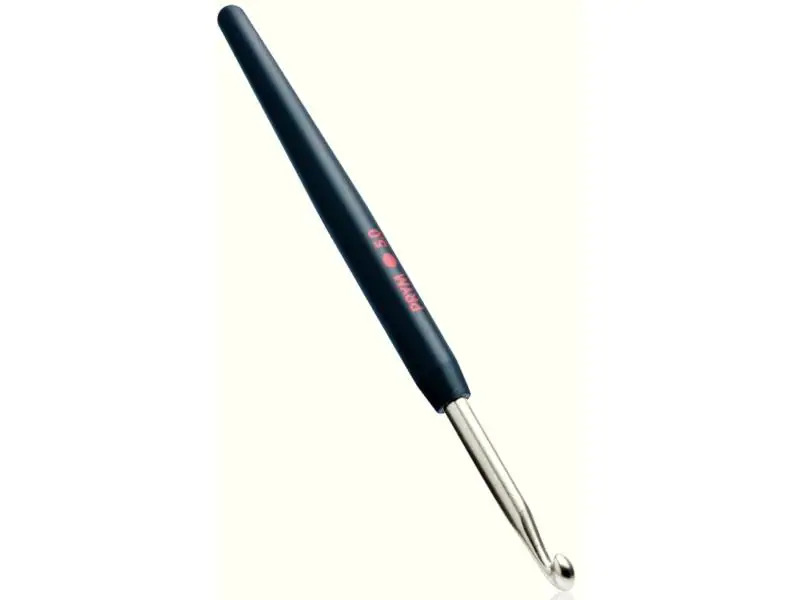 Prym Häkelnadel Ø 5 mm, Wolle, Soft-Griff